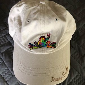 Women’s baseball cap peace frogs